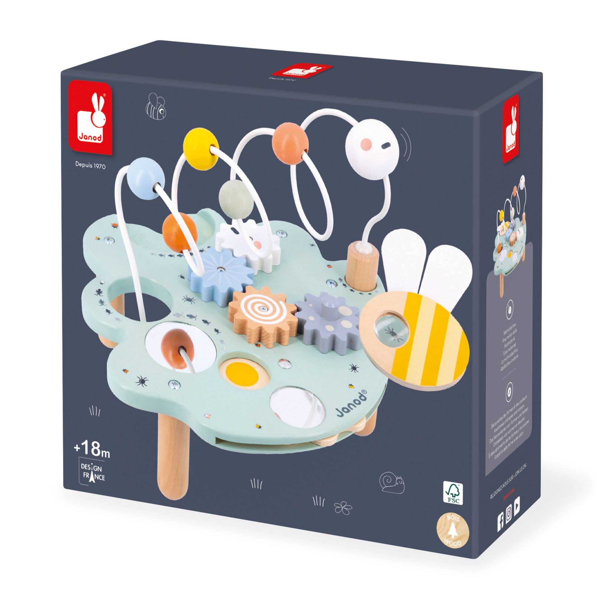 Janod® Sweet Cocoon Leaf Station Multi-Activity Set